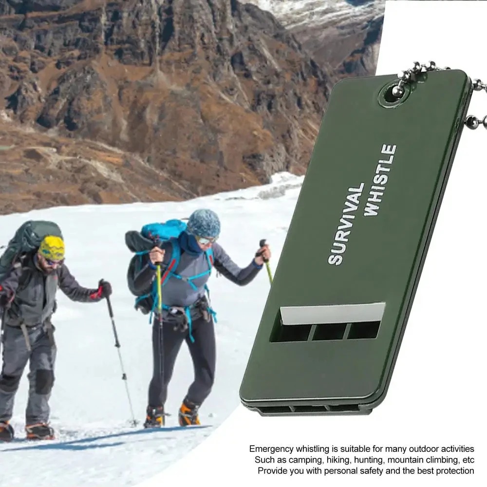 Hunting Outdoor Gear - Hoge decibel 3-frequentie fluitje Outdoor noodoverlevingsfluitje