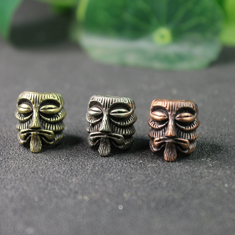 Paracord Survival Bracelet - Maya Totem Meditator Messing EDC Outdoor