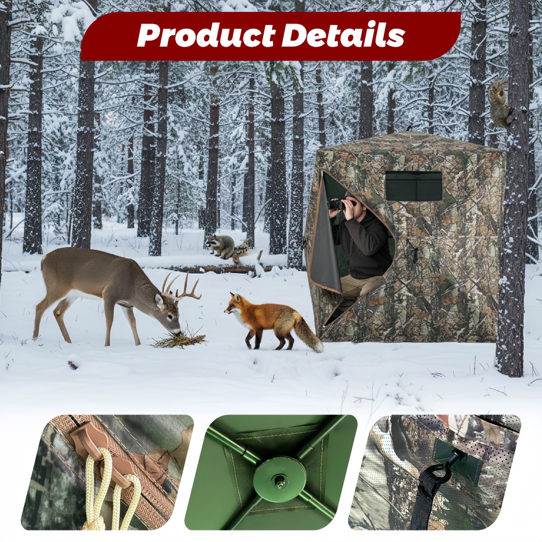 Hunting & Outdoor Supplies Vanderbijlpark - Camouflage Pop-up Jachtblind Eenvoudige Opbouw Grondverblijf