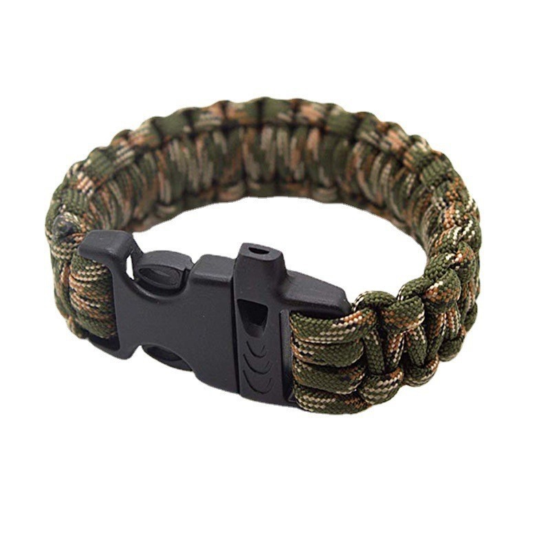 Paracord Survival Bracelet - Fluitje paracord armband, zeven-core paracord weven,