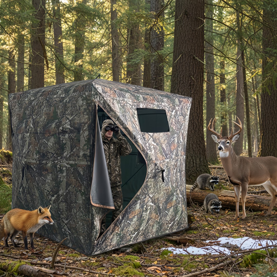 Hunting & Outdoor Supplies Vanderbijlpark - Camouflage Pop-up Jachtblind Eenvoudige Opbouw Grondverblijf