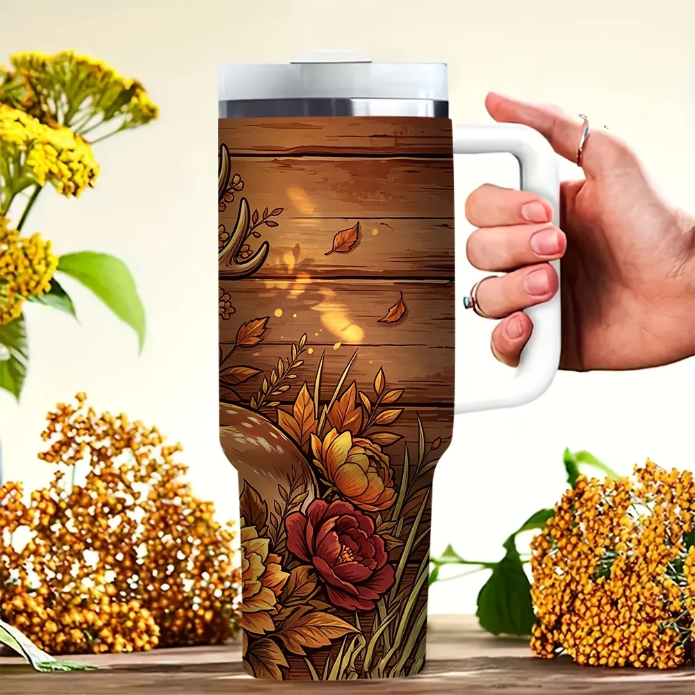 40Oz beker met handvat, pracht - Hunting Outdoor Background recensie en prijs