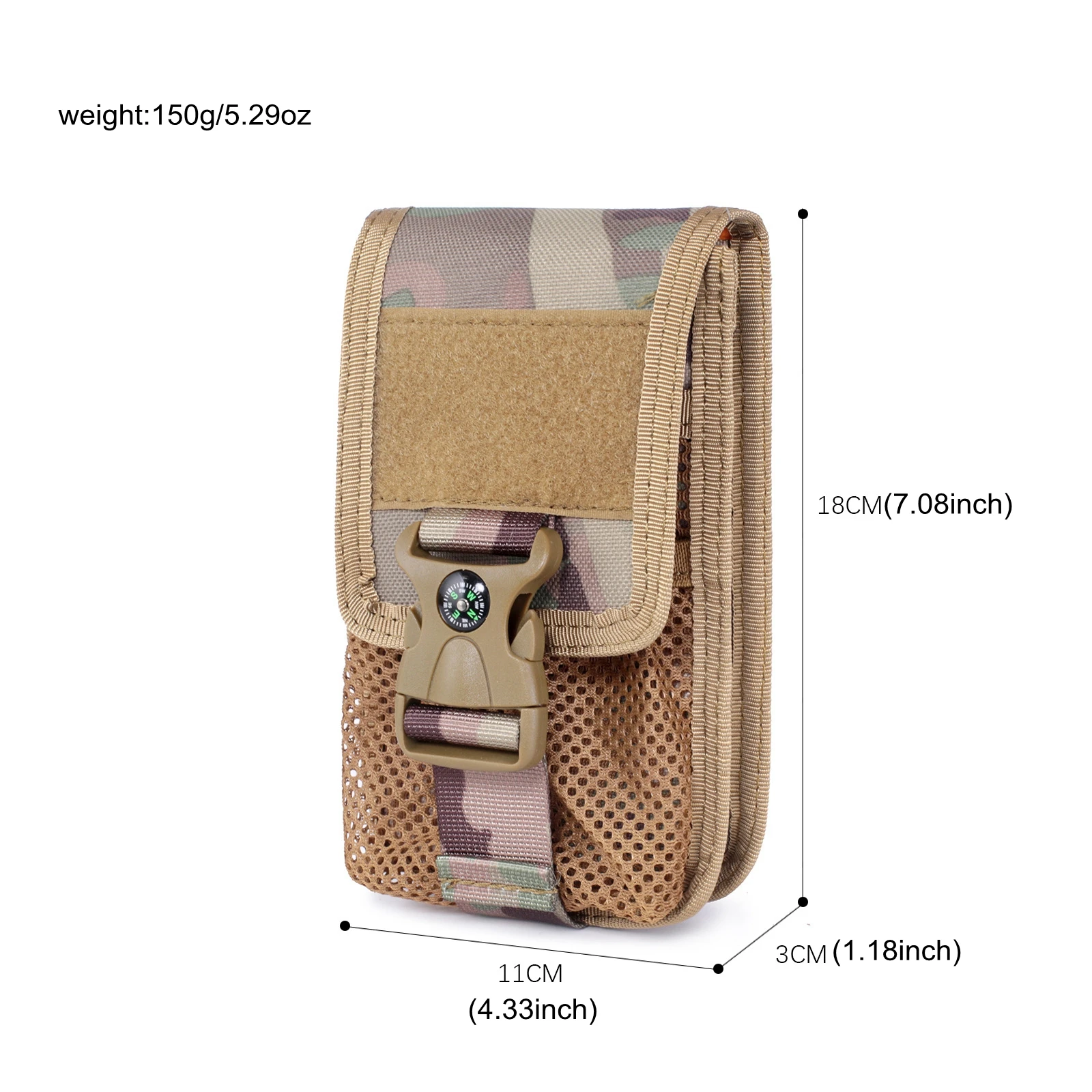 Molle dubbellaagse mobiele tel - Hunting Outdoors Card recensie en prijs