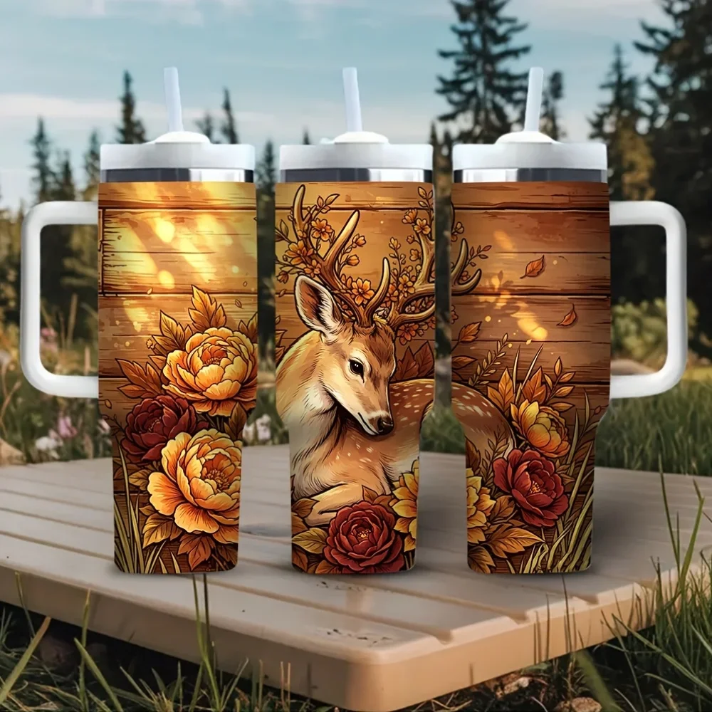 40Oz beker met handvat, pracht - Hunting Outdoor Background recensie en prijs