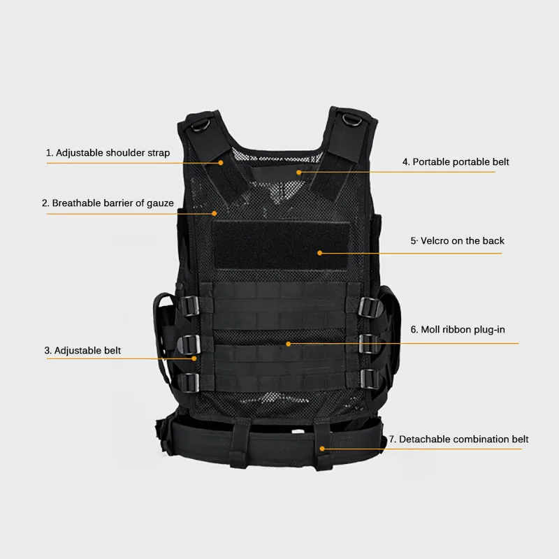 Verstelbare Molle Tactische Ve - Hunting Outdoor Game recensie en prijs