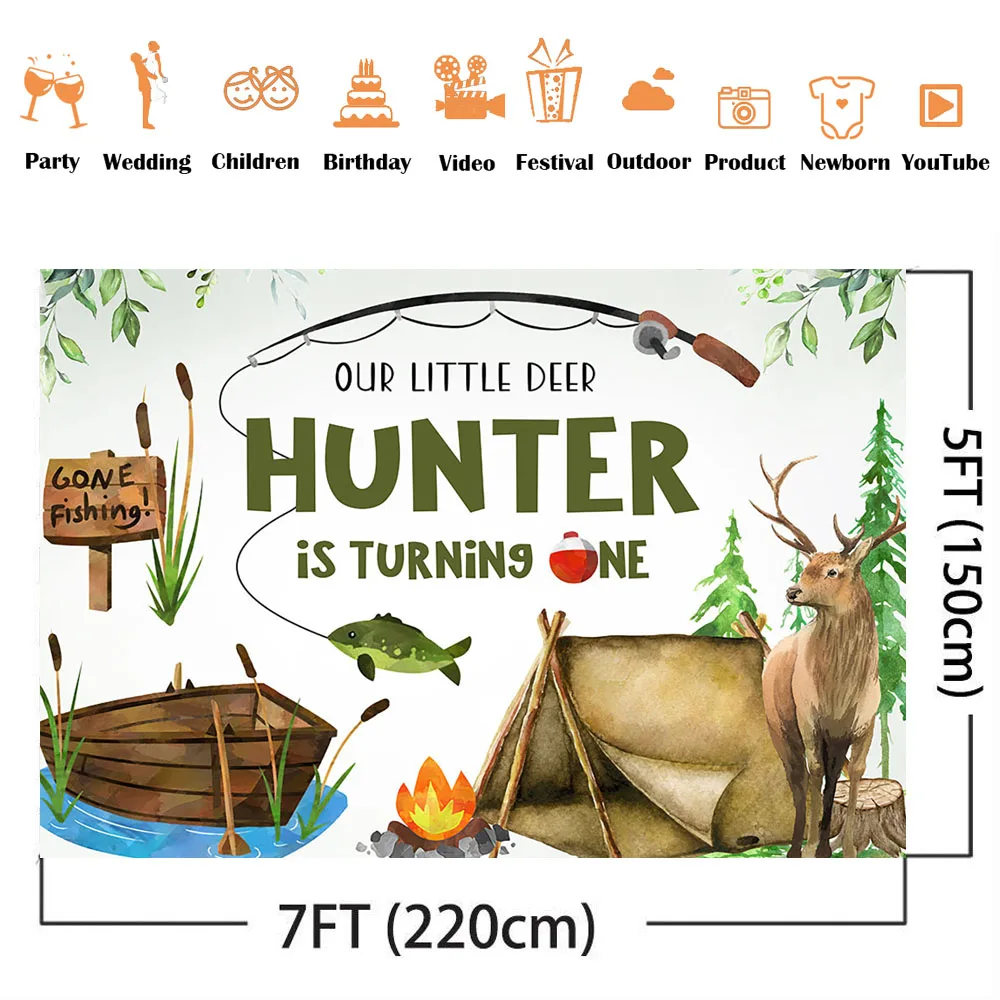 Jacht Vissen Verjaardag Achter - Hunting Outdoor Background recensie en prijs