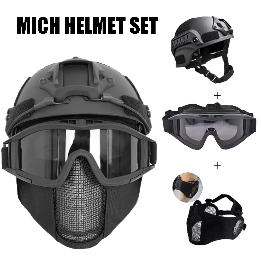 MICH Airsoft Helm & Half Face  - Outdoor Hunting Guide recensie en prijs