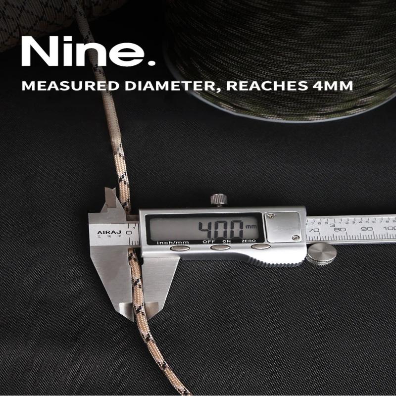 550 Militaire Paracord 9 Stran - Paracord Survival Bracelet recensie en prijs